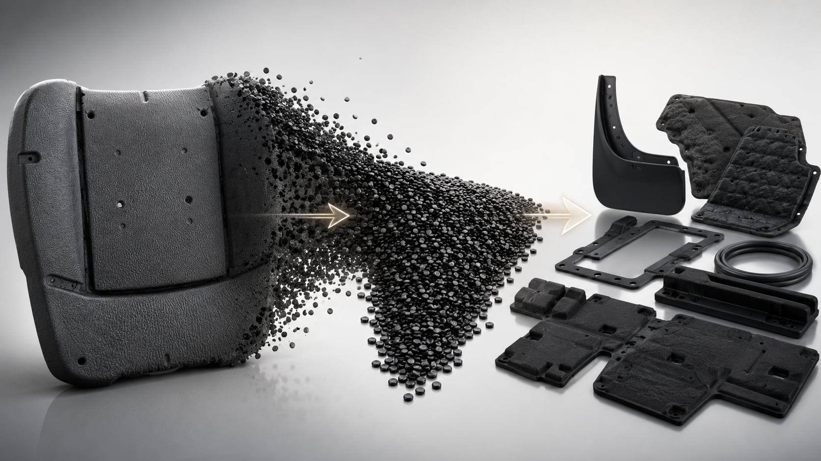 foam to pellets